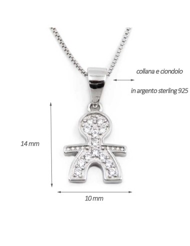 Bracciale Catena Donna in Argento 925 Rodiato...