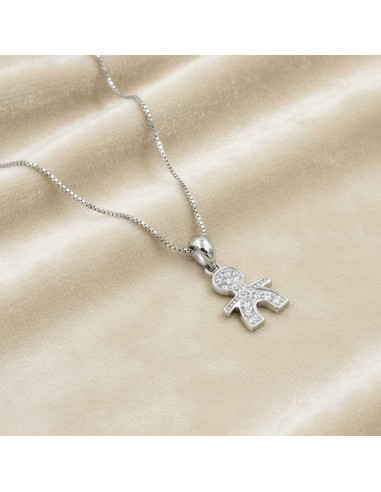 925 Sterling Silver Necklace with Baby Boy...