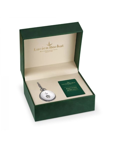 Lucien Rochat Herren Automatikuhr Taschenuhr – Weißes Zifferblatt R0419123001
