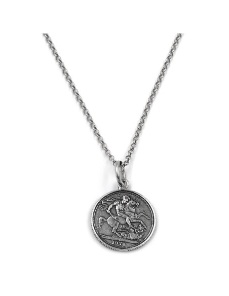 One Pound Sterling Silver Necklace 