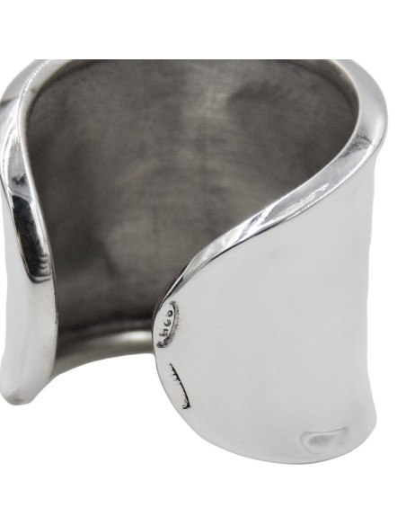 Anello Fascia in Argento 925 Martellato