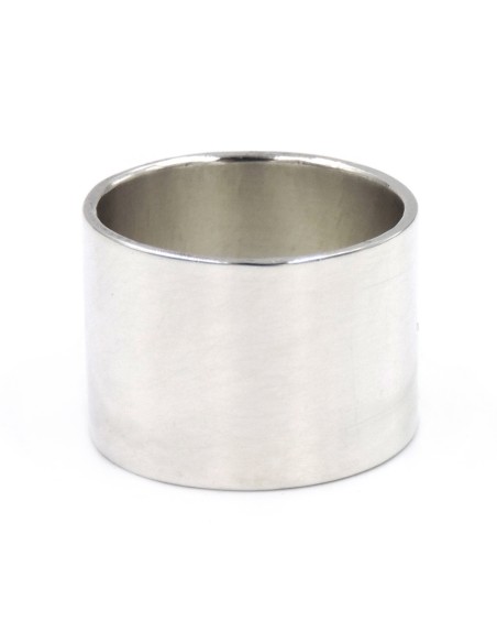 Polierter Bandring aus 925er Sterlingsilber