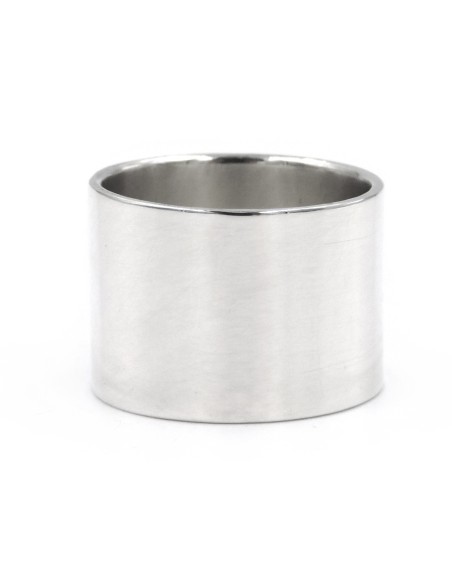 Polierter Bandring aus 925er Sterlingsilber