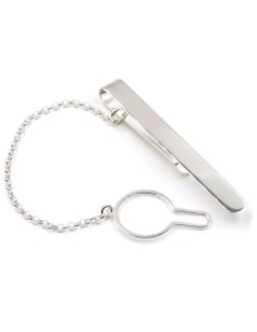 Krawattenklammer aus 925er Sterlingsilber mit...