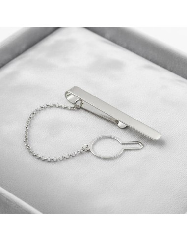 Fermacravatta in Argento 925 con Incisione...