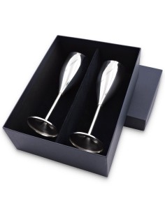 Flutes Champagne in Argento 925 Set da 2  2
