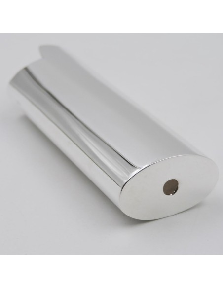 Großer Bic-Feuerzeughalter aus 925er Sterlingsilber mit Initialgravur