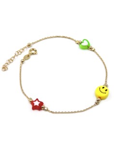 925 Sterling Silver Smile Anklet 