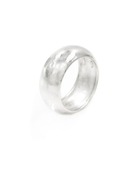 Anello Fascia Bombata in Argento 925 