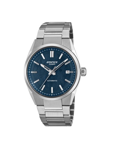 Casio Edifice Herren-Automatikuhr mit Blauem...