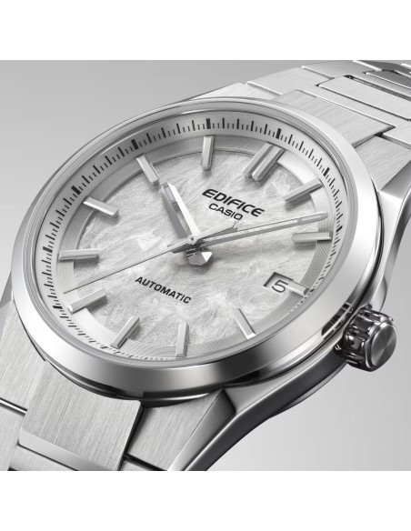 Casio Edifice Orologio da Polso Automatico da Uomo Quadrante Bianco Perla EFK-110D-7AER
