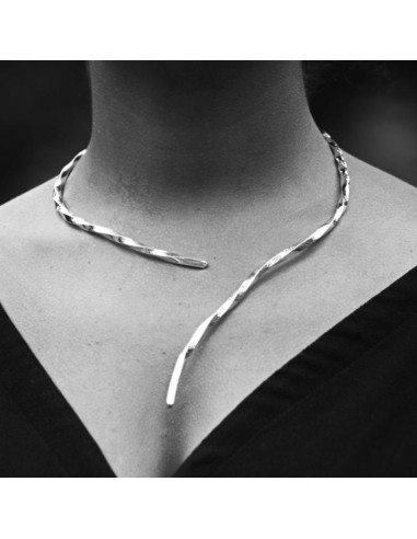 Collana Filo Torchon in Argento 925 