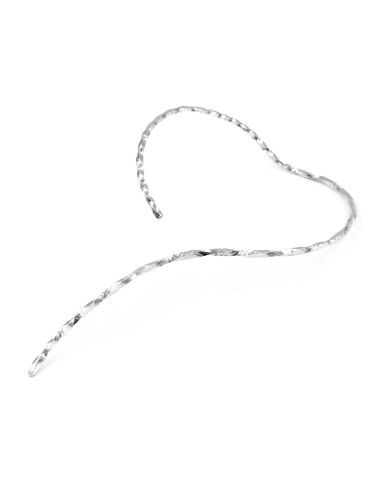 Collana Filo Torchon in Argento 925 
