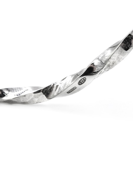 Bracciale Catena Donna in Argento 925 Rodiato Con Ciondolo Doppia Stella