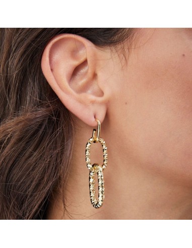 Diamond-Cut Gold Chain Drop Earrings 1897 UNOAERRE