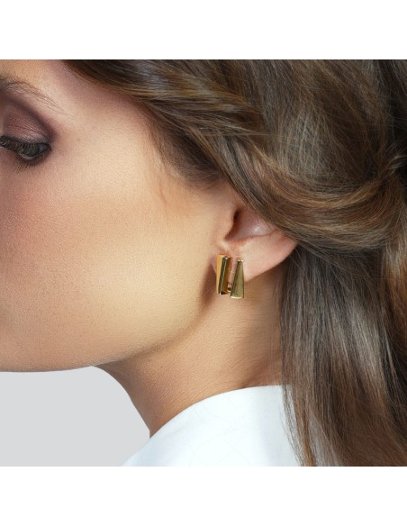 Golden Mini Earrings Dinamica
