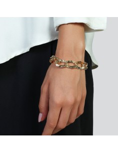 Gold-Plated Sterlingsilver Bracelet Flat Oval Links... 2
