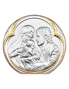 Quadro Tondo Sacro Capezzale Capoletto Sacra Famiglia 