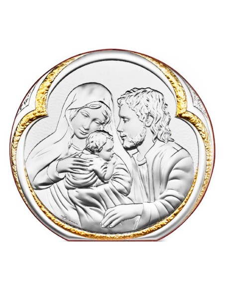 Quadro Tondo Sacro Capezzale Capoletto Sacra Famiglia 