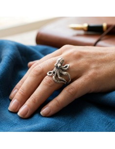 Anello Polpo in Argento Sterling 925 2