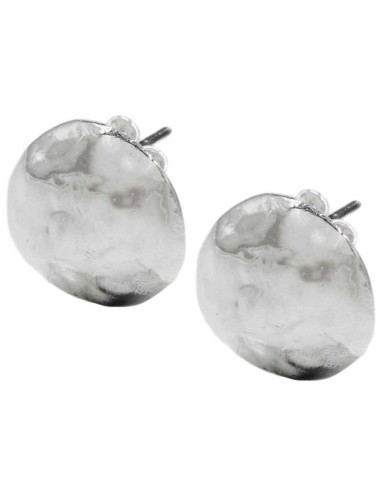 Kugelohrringe aus Gehämmertem 925er Sterlingsilber