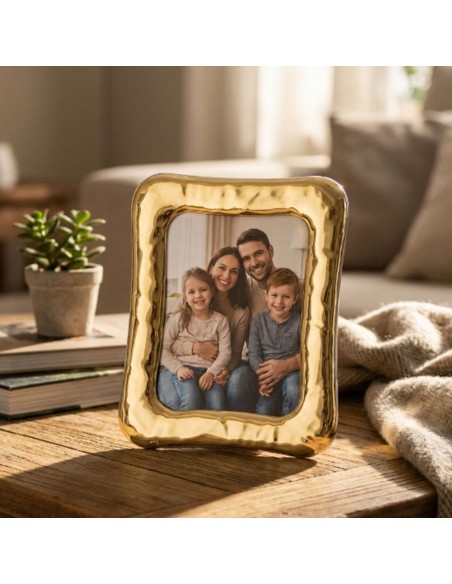 Gold Plated Shaped Photo Frame