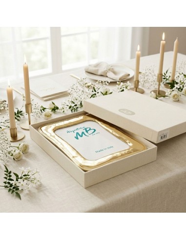 Gold Plated Shaped Photo Frame