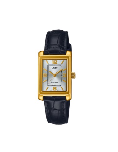 Casio Damen-Analogarmbanduhr mit goldfarbenem...