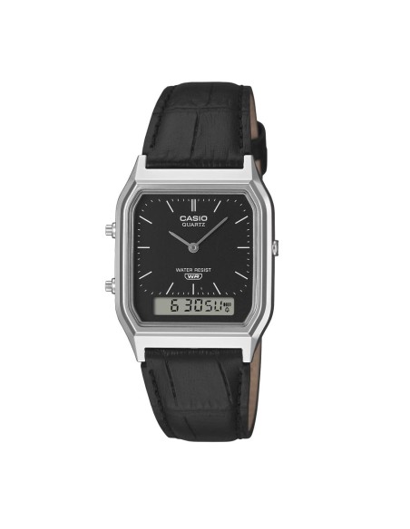 Casio Orologio da Polso Analogico Digitale Unisex Quadrante Nero Vintage Collection AQ-230EL-1AEF