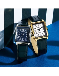 Casio Unisex Analogue Wristwatch with Gold Case and Black... 2