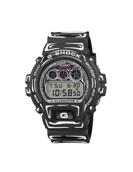 Casio G-Shock Men's Digital Wristwatch Black and White DW-6900JV-1ER