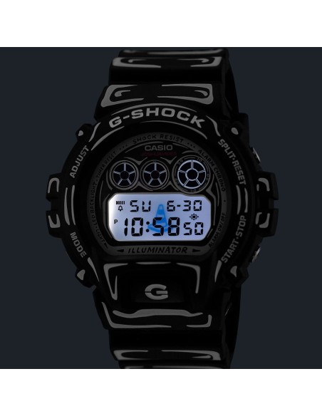 Casio G-Shock Men's Digital Wristwatch Black and White DW-6900JV-1ER
