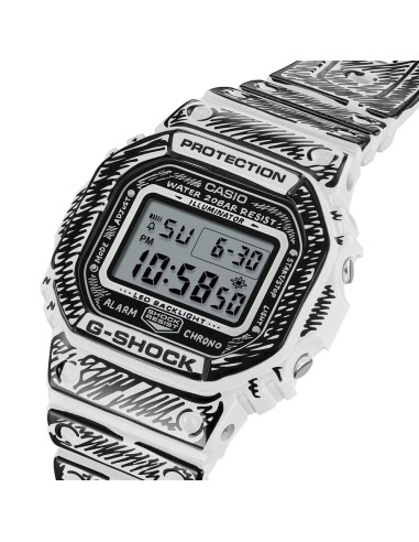 Casio G-Shock Herren-Digitalarmbanduhr Weiß...