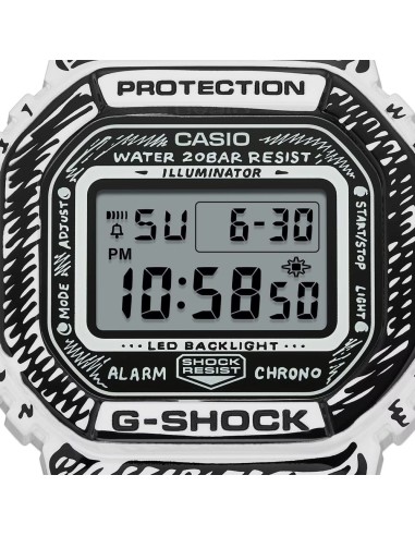 Casio G-Shock Herren-Digitalarmbanduhr Weiß...