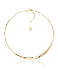 Collana Girocollo Rigido in Argento 925 Dorato