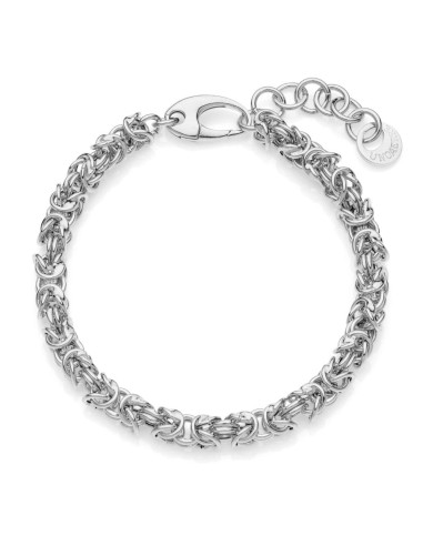 Bracciale Catena Bizantina in Argento 925...