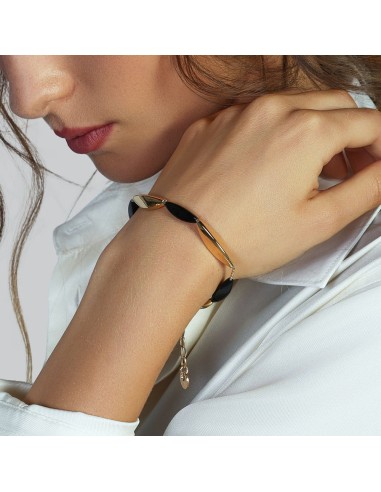 Gold-Plated Sterlingsilver Black Aria Bracelet...