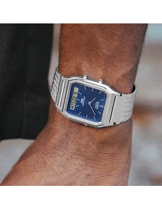 Casio Unisex Analog Digital Wristwatch Blue Dial Vintage... 2