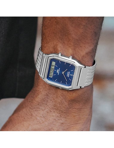 Casio Unisex Analog-Digital-Armbanduhr Blaues...