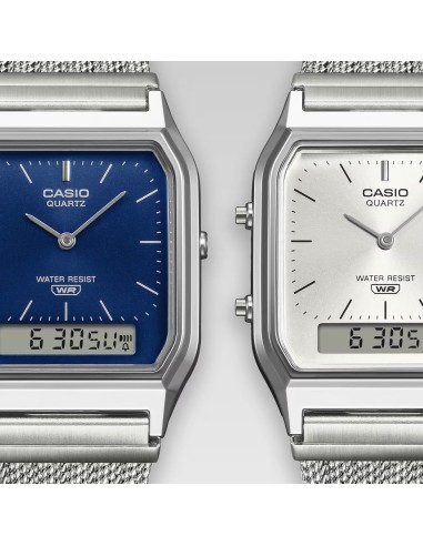 Casio Unisex Analog-Digital-Armbanduhr Blaues...