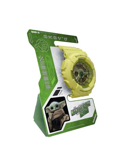 Orologio G-SHOCK BA110YK-3AER-MAN Grogu Star Wars Edizione Limitata con Espositore Magnetico Incluso