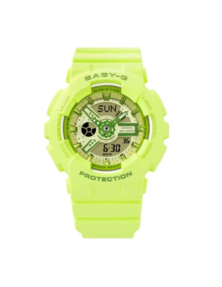 G-SHOCK BA110YK-3AER-MAN Grogu Star Wars Limited Edition Uhr mit magnetischem Präsentationsständer