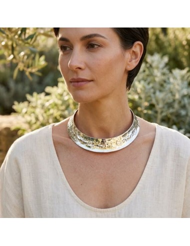 Choker aus 925er Sterlingsilber mit Brandeffekt