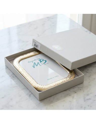 Hammered Photo Frame with Round Corners and...