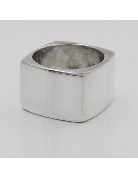 925er Sterlingsilber Quadratischer Ring