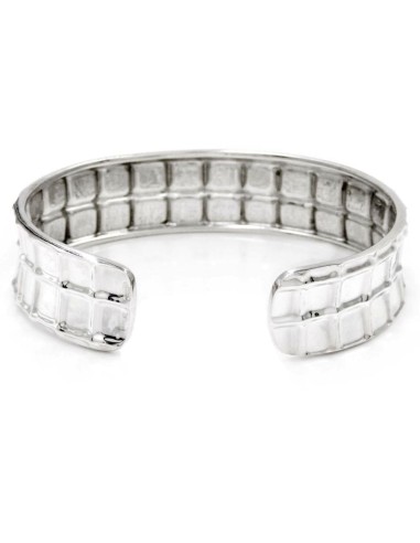 Bracciale Bangle Fascia Semirigida con Motivo a...
