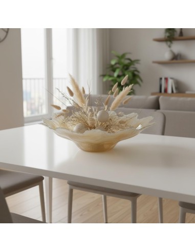 Murano Glass Alabaster Centerpiece by Tammaro Home