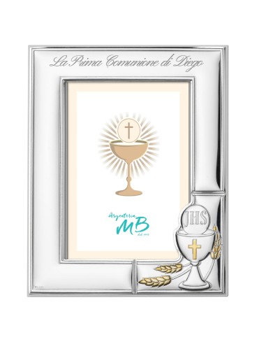 First Communion Picture Frame with Customizable...