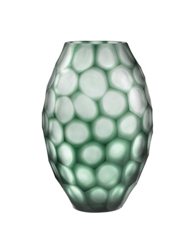 Vaso Geode in Vetro a Bolle Verde OL03167 ONLYLUX