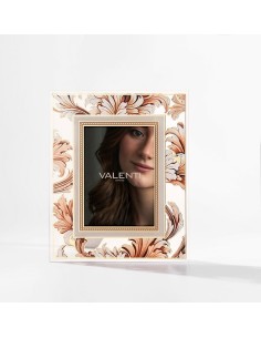 5 x 7 Baroque Leaves Glass Picture Frame 
